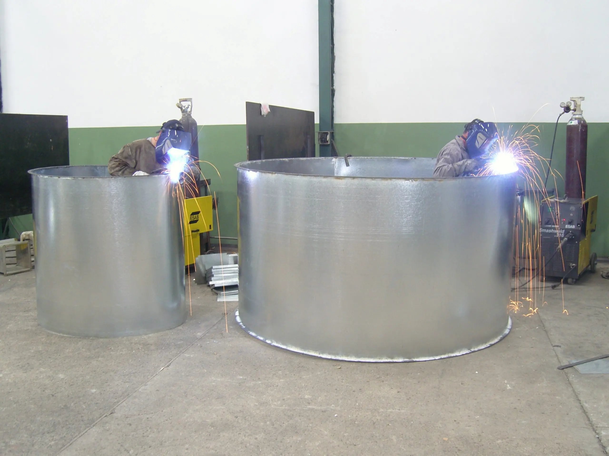 Dutos soldados Powermatic